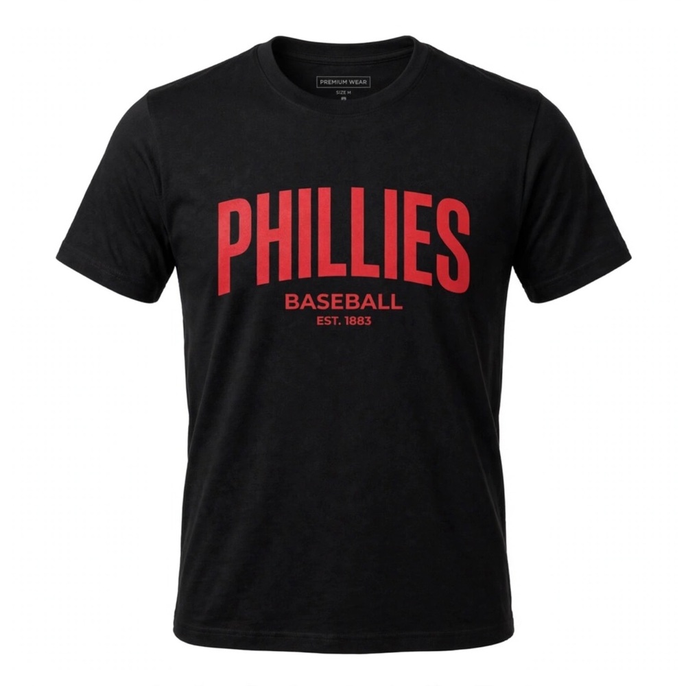 Phillies Graphic Short-Sleeve Tee - Black
